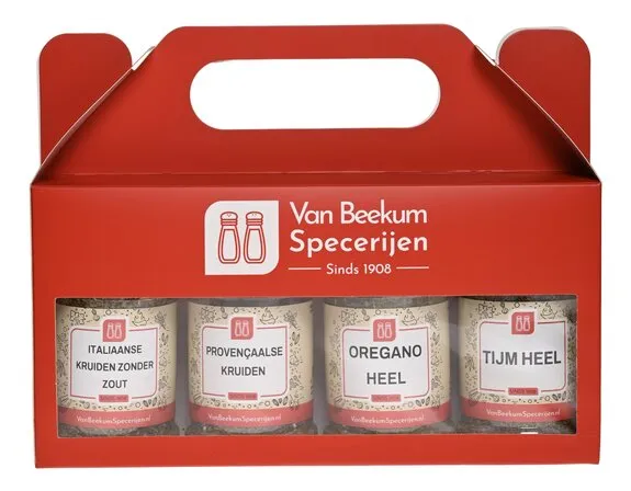 Van Beekum Specerijen Mediterrane Kruiden Cadeaupakket Van Beekum Specerijen Mediterrane Kruiden Cadeaupakket