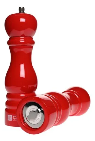 Van Beekum Specerijen Peper- en Zoutmolen Set – Klassiek Rood