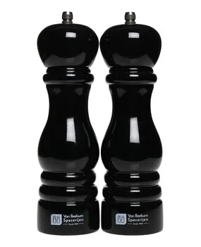 Van Beekum Specerijen Pfeffer- und Salzmühle-Set – Klassisch Schwarz