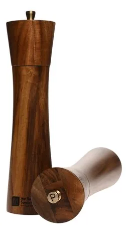 Van Beekum Specerijen Pfeffer- und Salzmühlen-Set – Modern Acacia