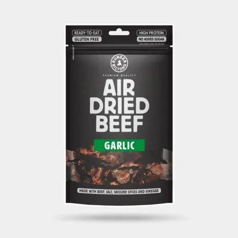 Runder Runder - Beef Biltong Sliced - Garlic