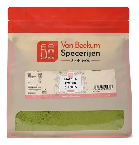 Van Beekum Specerijen Matcha Poeder Chinees