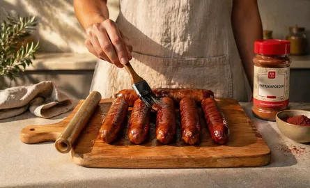 Zelf vegetarische worst maken