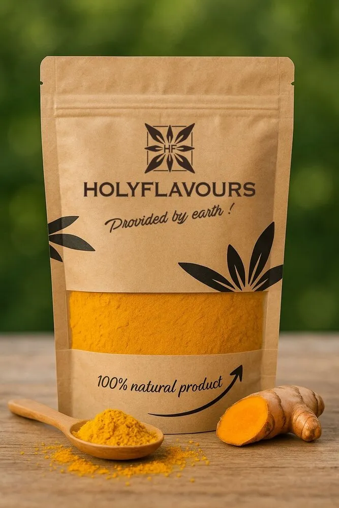 HolyFlavours Kurkuma Gemalen Biologisch HolyFlavours Kurkuma Gemalen Biologisch