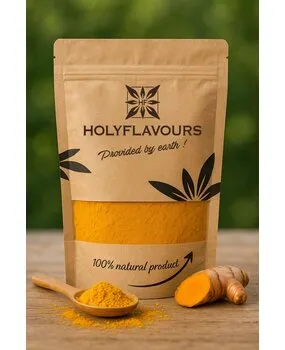 HolyFlavours Kurkuma Gemalen Biologisch HolyFlavours Kurkuma Gemalen Biologisch