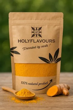 HolyFlavours Kurkuma Gemalen Biologisch HolyFlavours Kurkuma Gemalen Biologisch