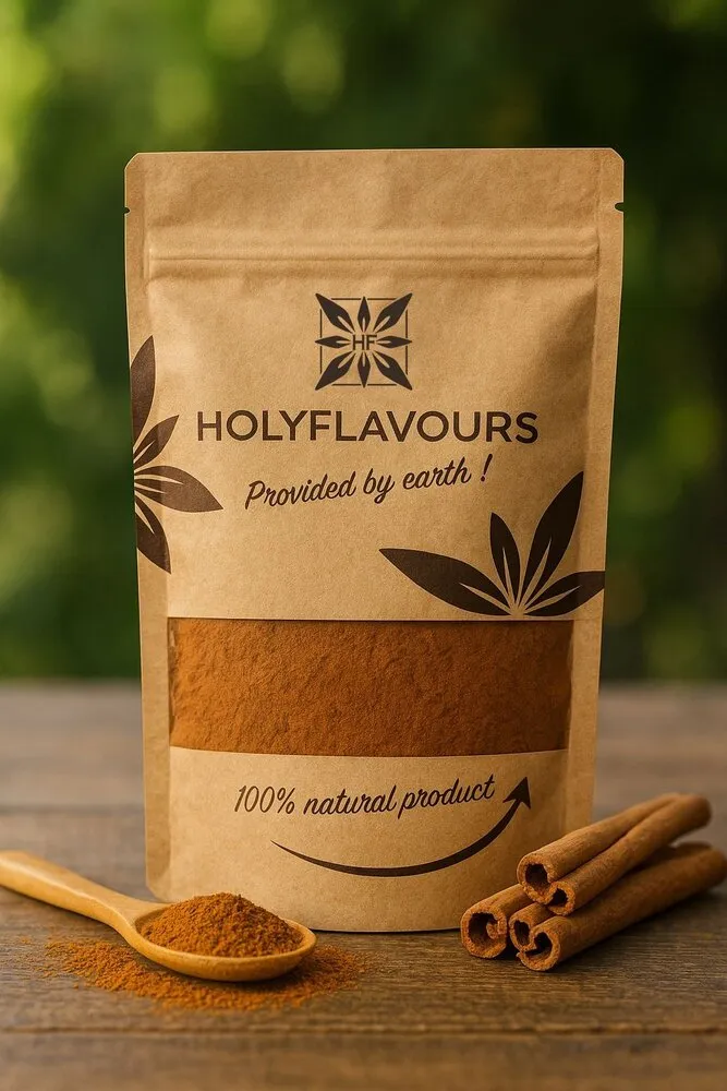 HolyFlavours Ceylon-Zimt, gemahlen, biologisch HolyFlavours Ceylon-Zimt, gemahlen, biologisch