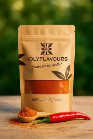 HolyFlavours Cayennepeper Gemalen Biologisch HolyFlavours Cayennepeper Gemalen Biologisch
