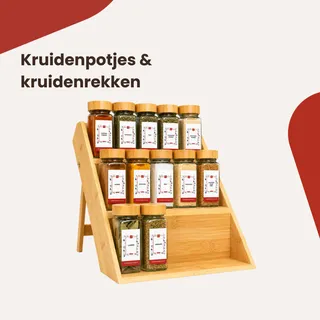 Kruidenpotjes & kruidenrekken