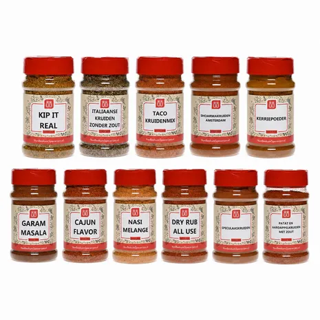 Van Beekum Specerijen Basis Kruidenmixen Pakket Van Beekum Specerijen Basis Kruidenmixen Pakket