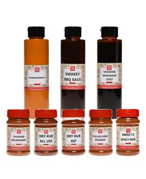 Van Beekum Specerijen Basis BBQ Kruidenpakket Van Beekum Specerijen Basis BBQ Kruidenpakket