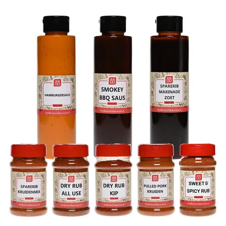 Van Beekum Specerijen Basis BBQ Kruidenpakket