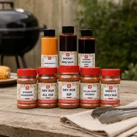 Van Beekum Specerijen Basis BBQ Kruidenpakket