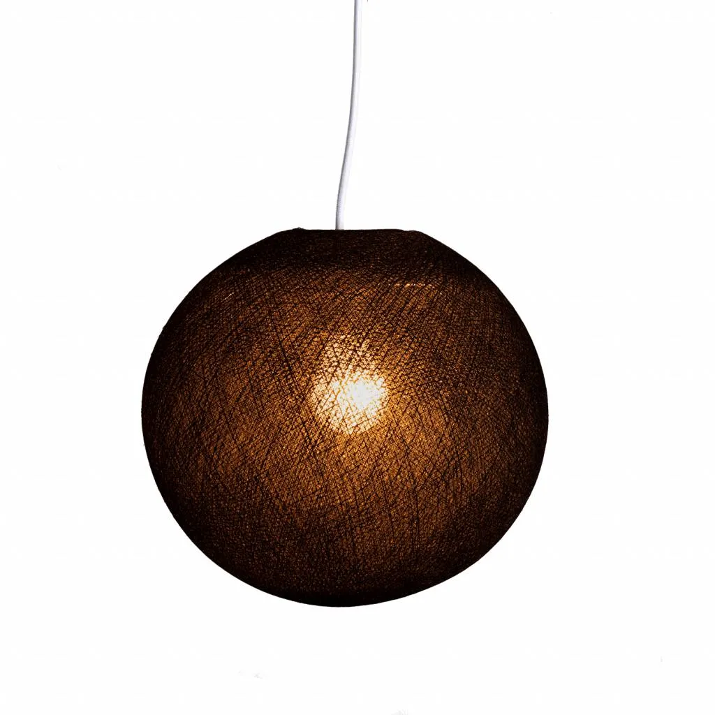Hanglamp Black Cotton Ball Lights