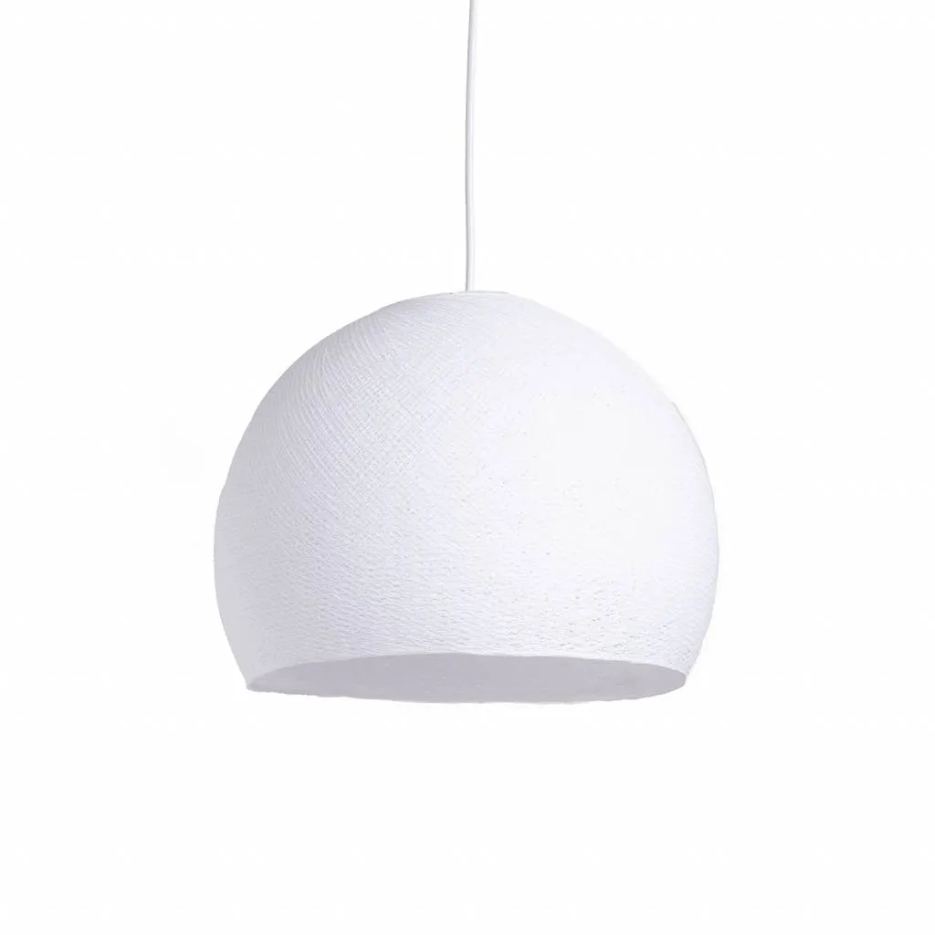 Cotton Ball Lights Hanging Lamp Three Quarter White Cotton Ball Lights