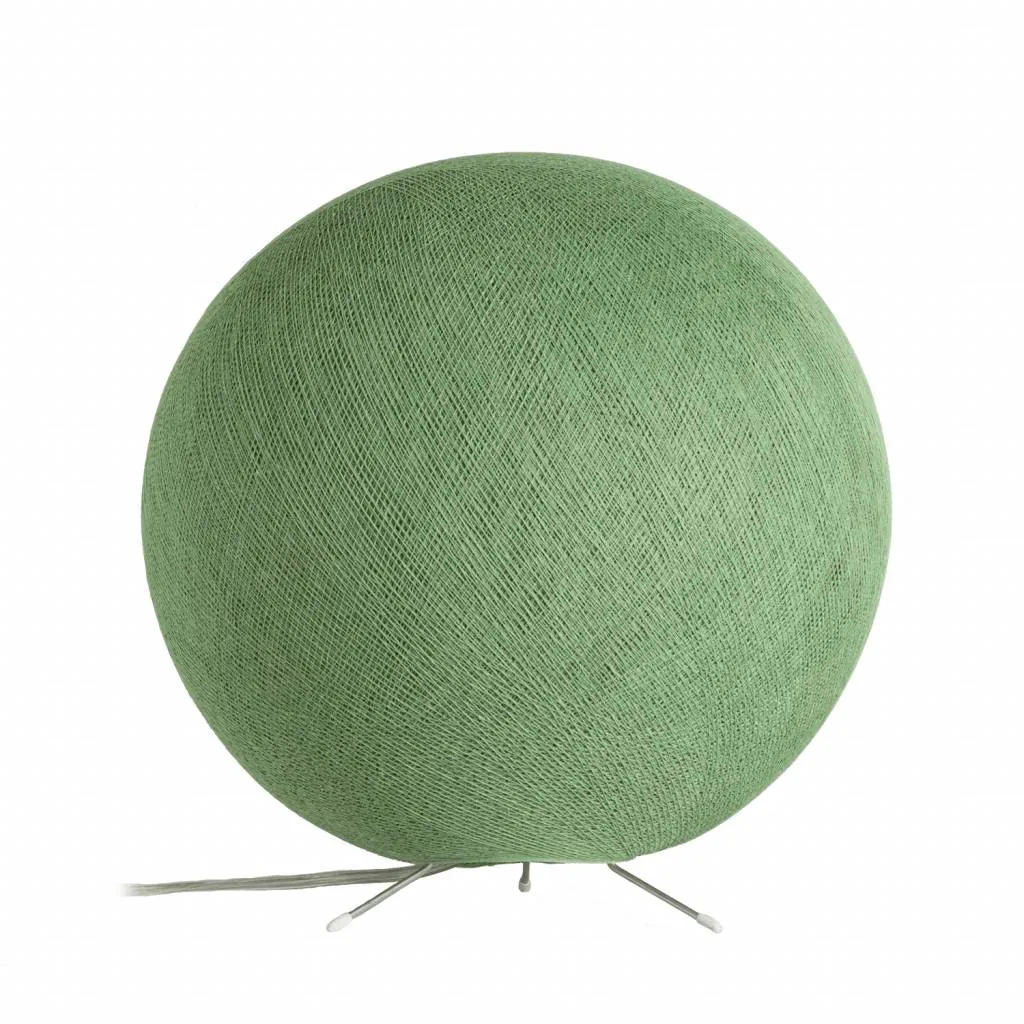 Standing Lamp Sage Green Cotton Ball Lights