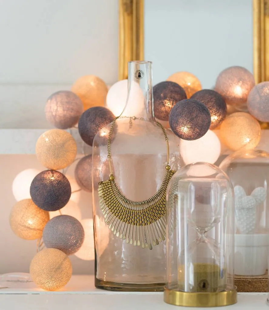 Regular Lichtslinger Sand/Grey Cotton Ball Lights