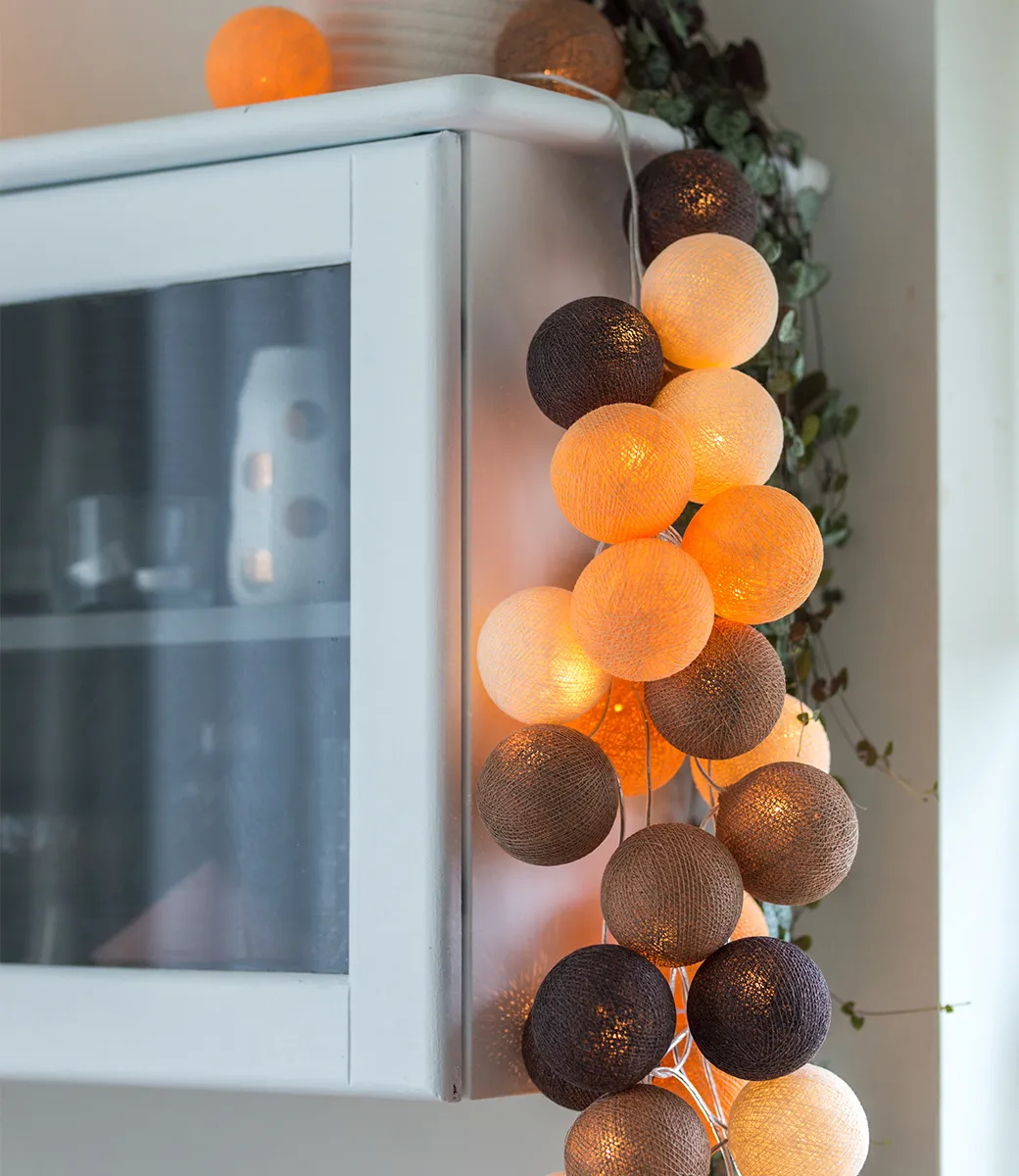 Regular Lichtslinger Clay Cotton Ball Lights