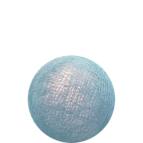 Baby Blue Cotton Ball Lights