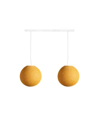 COTTON BALL LIGHTS Pendelleuchte (am Balken) - Mustard