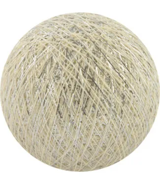 COTTON BALL LIGHTS Stehlampe Shell Silver ⌀36cm