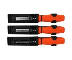 Skandia Skandia houtbeitelset kunststof heft 3-delig 12-18-25 mm