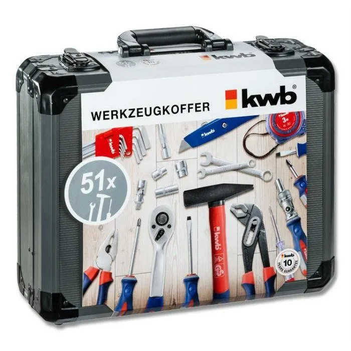 KWB KWB Gereedschapskoffer 51 delig