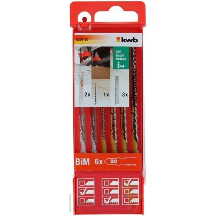 KWB KWB decoupeerzaagset 6-delig