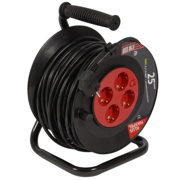 Kabelhaspel 3x1.0mm2 PVC 25M1