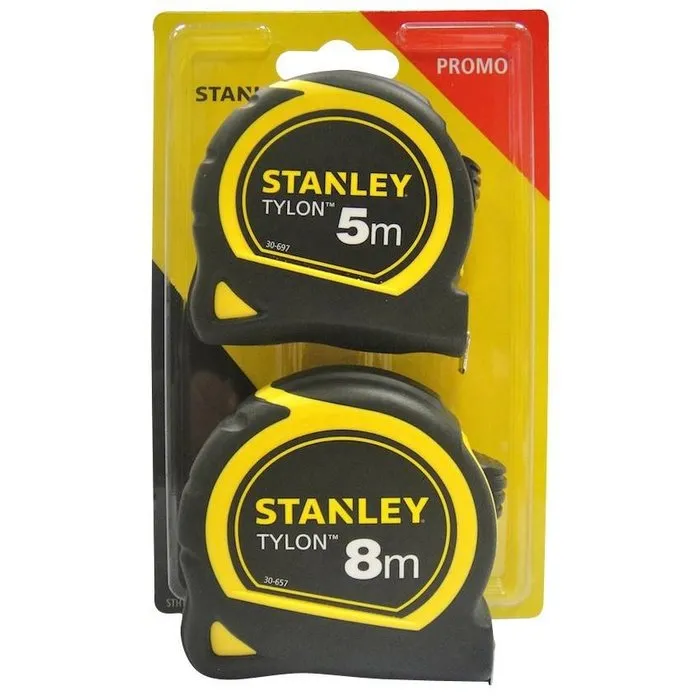Stanley Stanley Promopack Tylon Rolbandmaat 8m + 5m