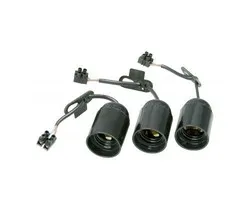 Kopp Kopp verhuisfitting E27 glad zwart 3 stuks