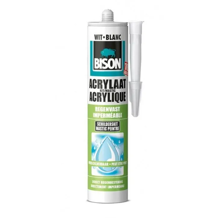 Bison Bison acrylaatkit - direct regenbestendig