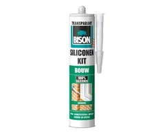 Bison Bison siliconenkit bouw transparant - 310ml