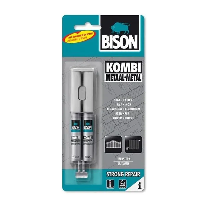 Bison Bison epoxylijm kombi metaal lijm