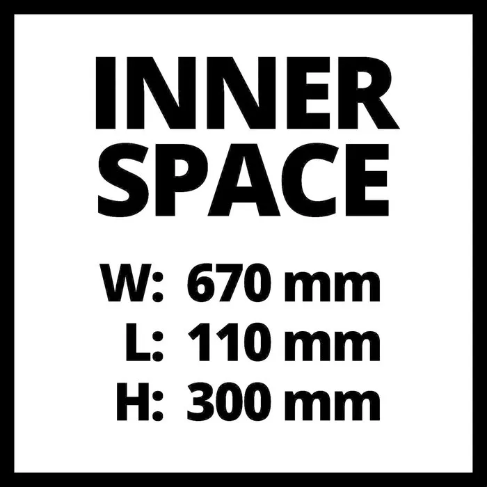 Einhell Gereedschap Einhell E-Box Transport-/Opbergkoffer type L70/35