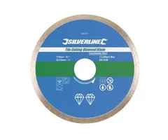 Silverline Silverline Slijpschijf 115 x 22,23mm Diamant Tegels
