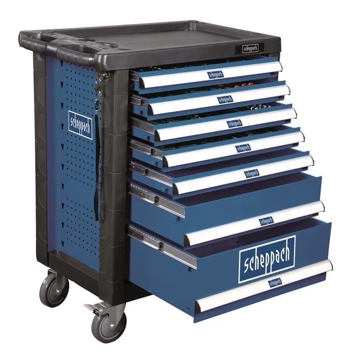 Scheppach Scheppach TW1000 Gereedschapswagen gevuld 263 delig