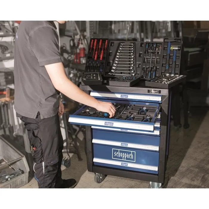 Scheppach Scheppach TW1000 Gereedschapswagen gevuld 263 delig