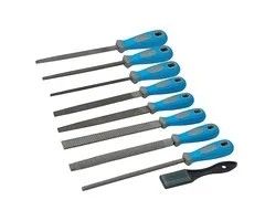 Silverline Silverline Vijl en rasp set 9-delig