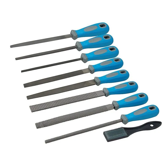 Silverline Silverline Vijl en rasp set 9-delig