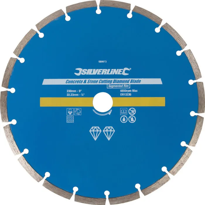 Silverline Silverline Diamant beton en steen snijschijf 230mm