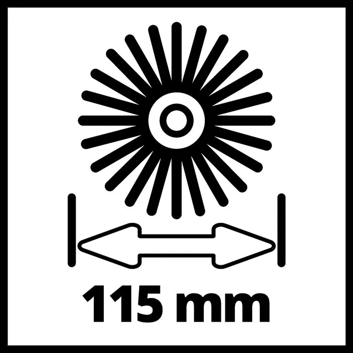 Einhell Gereedschap Einhell Borstelset Zacht