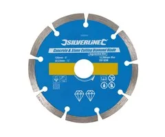 Silverline Silverline Slijpschijf 125 x 22.23mm Diamant Beton & Steen