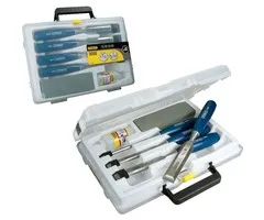 Stanley Stanley Houtbeitelset 6-delig (6, 12, 18, 25 mm + olie & slijpsteen)