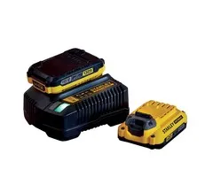 Stanley Stanley SFMCB12D2 Starterkit 2x 2,0Ah Accu + Lader V20