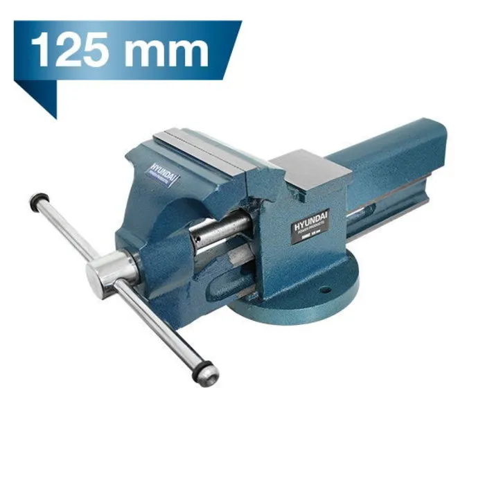 Hyundai Hyundai Stalen bankschroef met aambeeld 125mm