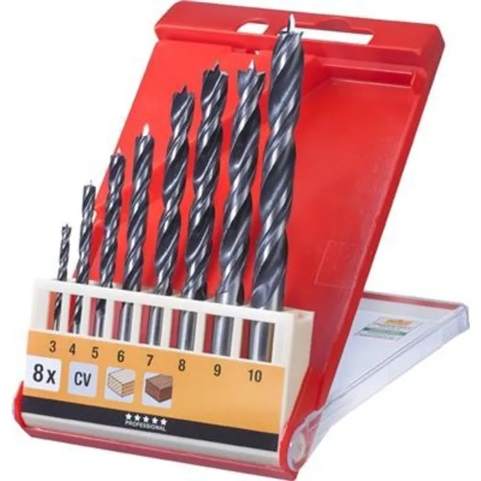 KWB KWB Houtspiraalborenset 8-delig