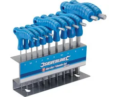 Silverline Silverline 10 Delige T-Grepen Inbussleutel Set