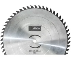 Güde Güde zaagblad 305 x 30 mm 60T