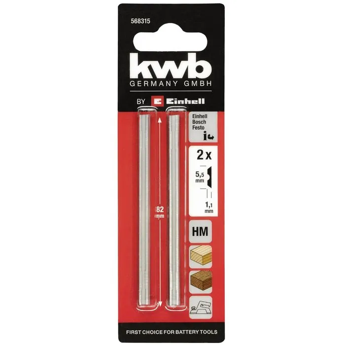 KWB Messenset schaafmachine 82mm